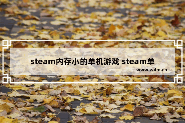 steam内存小的单机游戏 steam单机小内存游戏推荐