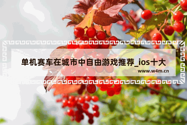 单机赛车在城市中自由游戏推荐_ios十大必玩游戏