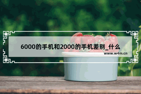 6000的手机和2000的手机差别_什么手机能玩光遇又便宜