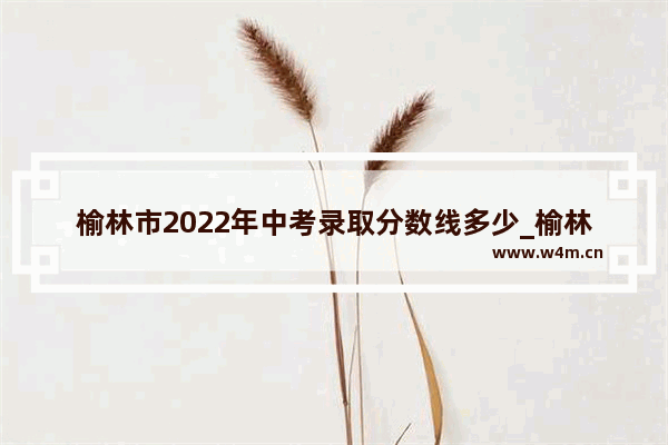 榆林市2022年中考录取分数线多少_榆林华栋中学和实验中学录取分数线