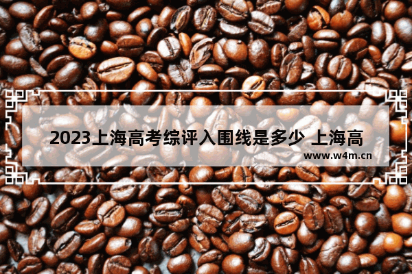 2023上海高考综评入围线是多少 上海高考分数线怎么样