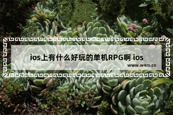 ios上有什么好玩的单机RPG啊 ios单机rpg游戏推荐