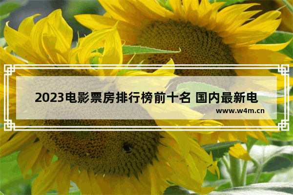 2023电影票房排行榜前十名 国内最新电影上映票房榜单排行榜前十名有哪些