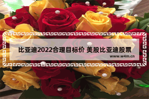 比亚迪2022合理目标价 美股比亚迪股票行情走势