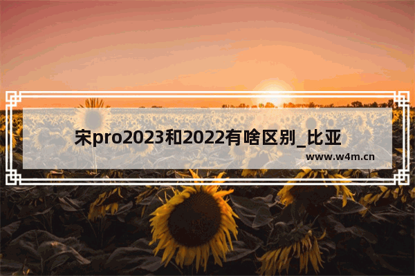 宋pro2023和2022有啥区别_比亚迪宋纯电2023落地价