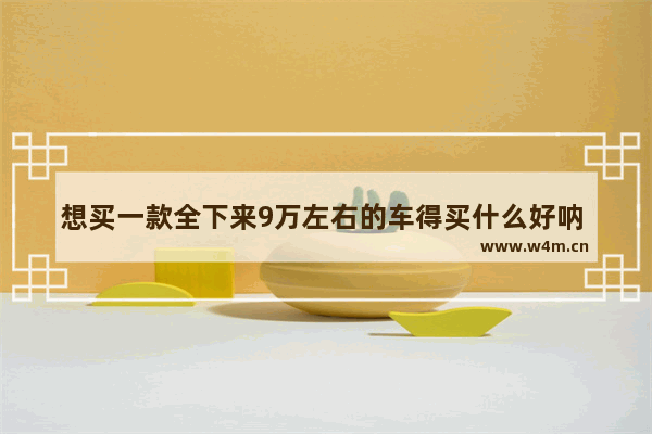 想买一款全下来9万左右的车得买什么好呐 9万左右新车推荐一下车型有哪些呢