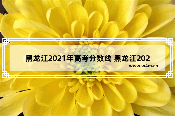 黑龙江2021年高考分数线 黑龙江2021高考分数线