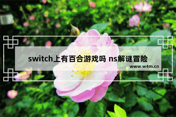 switch上有百合游戏吗 ns解谜冒险游戏推荐哪个