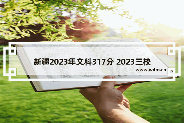 新疆2023年文科317分 2023三校高考分数线新疆