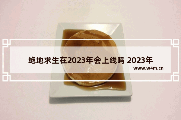 绝地求生在2023年会上线吗 2023年大型端游游戏推荐