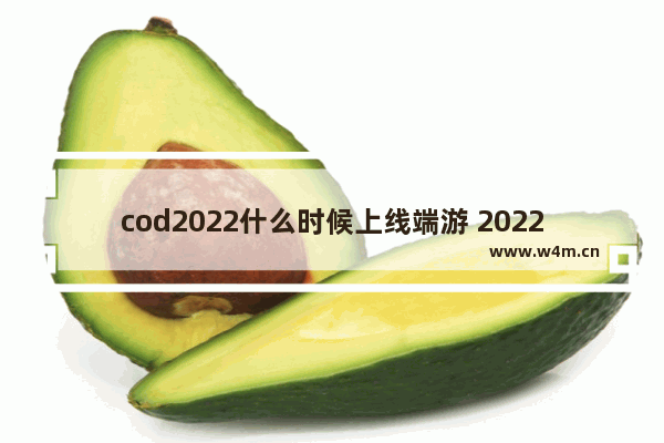 cod2022什么时候上线端游 2022年大型端游游戏推荐