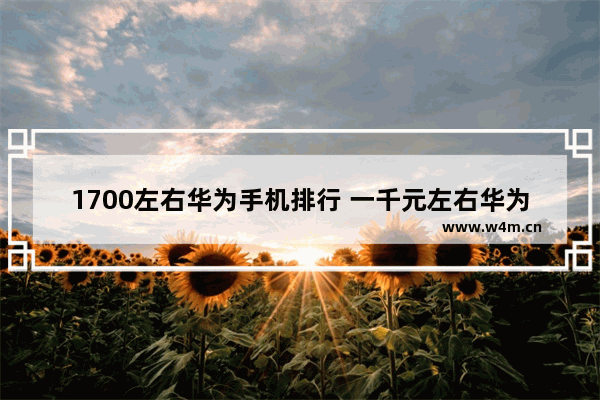 1700左右华为手机排行 一千元左右华为手机推荐哪个好用点