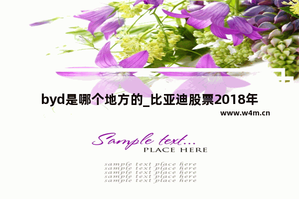 byd是哪个地方的_比亚迪股票2018年总股本是多少