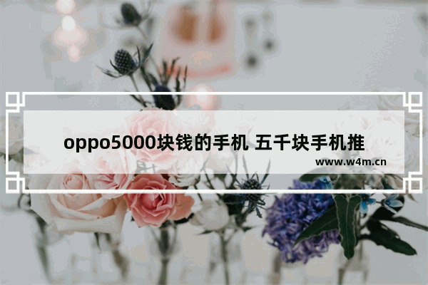 oppo5000块钱的手机 五千块手机推荐安卓