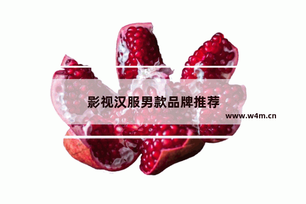 影视汉服男款品牌推荐