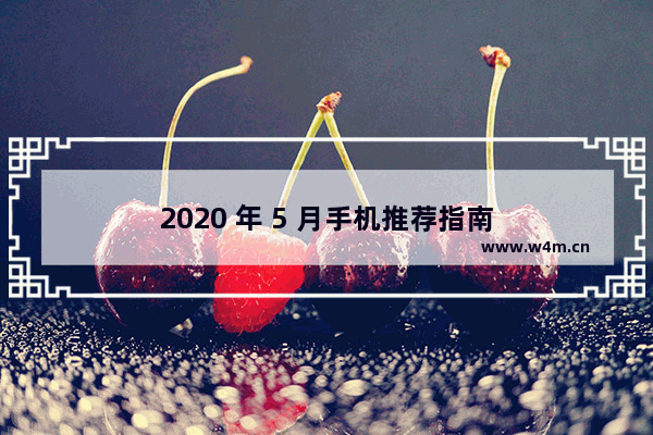 2020 年 5 月手机推荐指南