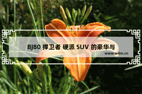 BJ80 捍卫者 硬派 SUV 的豪华与实力