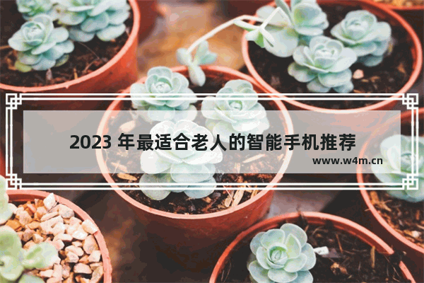 2023 年最适合老人的智能手机推荐