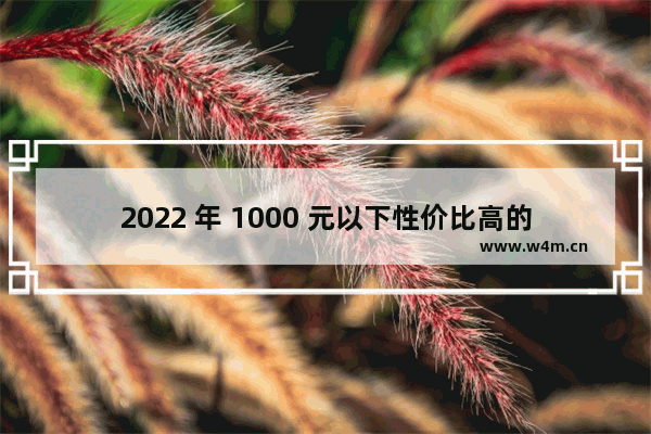 2022 年 1000 元以下性价比高的手机推荐