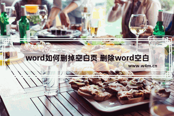 word如何删掉空白页 删除word空白页的方法