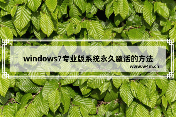 windows7专业版系统永久激活的方法 windows7专业版系统怎么永久激活