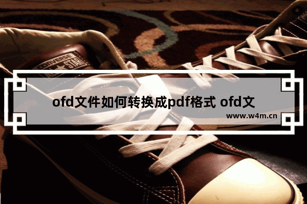 ofd文件如何转换成pdf格式 ofd文件转换成pdf的方法