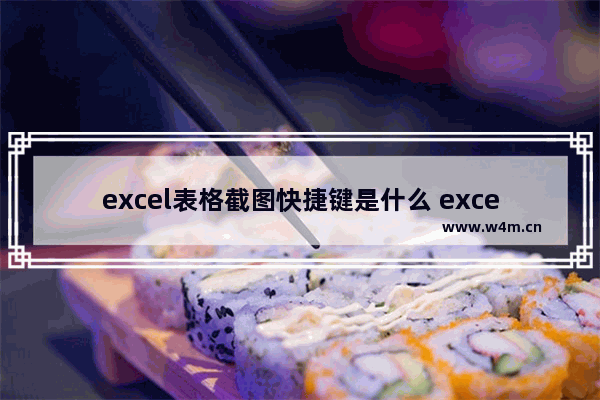 excel表格截图快捷键是什么 excel表格快捷截图使用方法