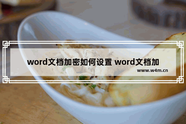 word文档加密如何设置 word文档加密简单的方法