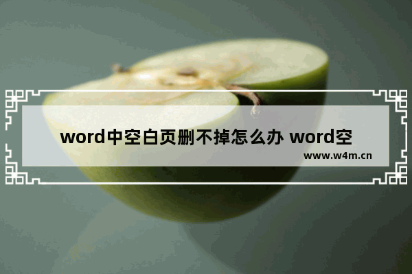 word中空白页删不掉怎么办 word空白页删除不了的解决方法