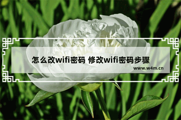 怎么改wifi密码 修改wifi密码步骤