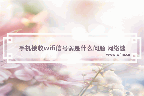 手机接收wifi信号弱是什么问题 网络速度慢的5个原因及解决方法