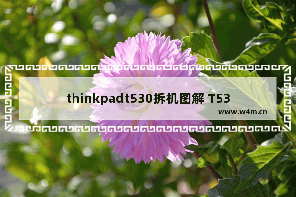 thinkpadt530拆机图解 T530笔记本电脑换处理器