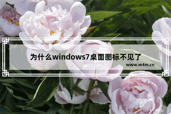 为什么windows7桌面图标不见了