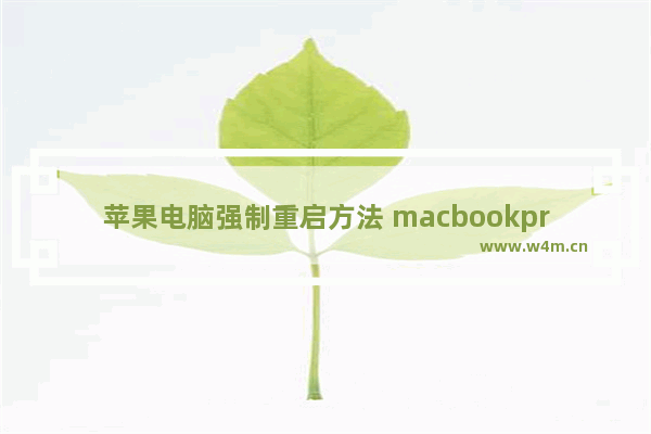 苹果电脑强制重启方法 macbookpro怎么强制重启