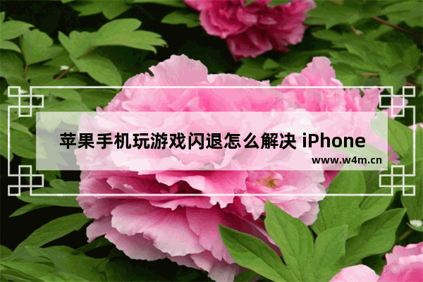 苹果手机玩游戏闪退怎么解决 iPhone玩游戏闪退的解决方法