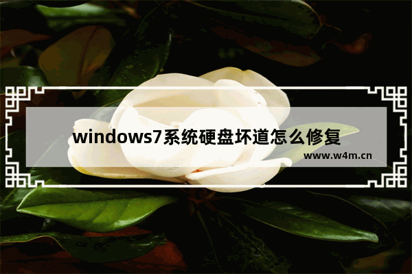 windows7系统硬盘坏道怎么修复