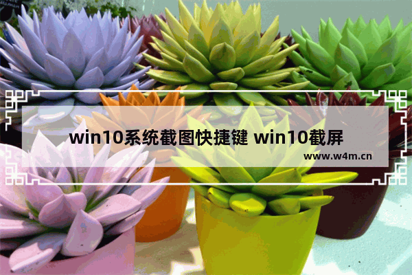 win10系统截图快捷键 win10截屏快捷键怎么操作