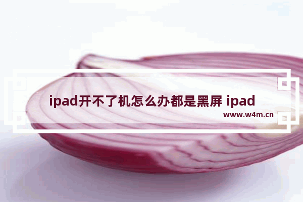 ipad开不了机怎么办都是黑屏 ipad开不了机的解决方法