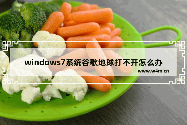 windows7系统谷歌地球打不开怎么办