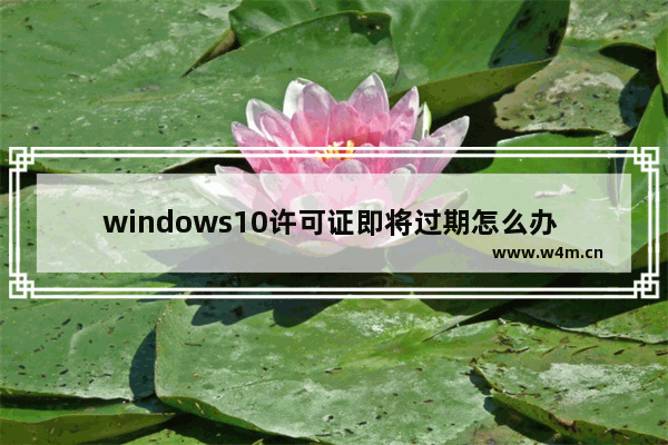 windows10许可证即将过期怎么办 解决电脑许可证过期的方式