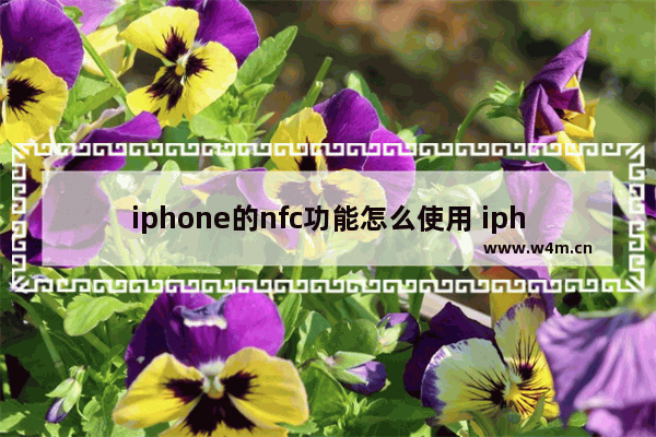 iphone的nfc功能怎么使用 iphone的nfc正确使用方法