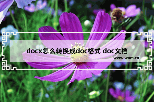 docx怎么转换成doc格式 doc文档转成docx的方法