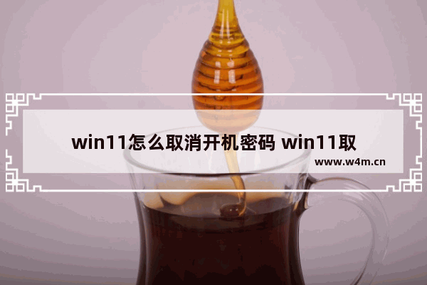 win11怎么取消开机密码 win11取消登录密码方法