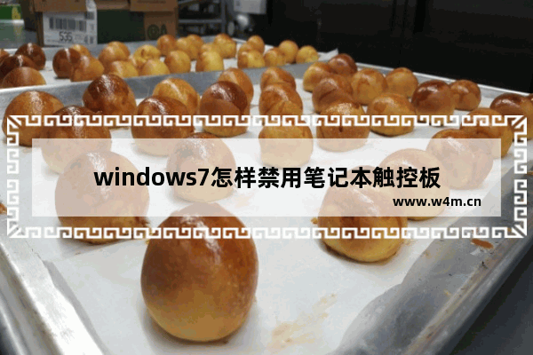 windows7怎样禁用笔记本触控板