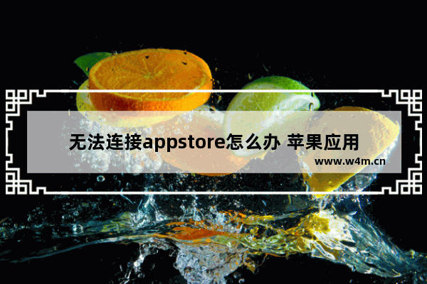 无法连接appstore怎么办 苹果应用商店打不开解决方法