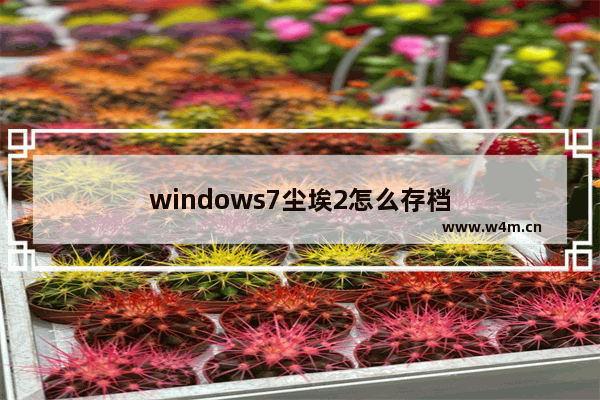 windows7尘埃2怎么存档