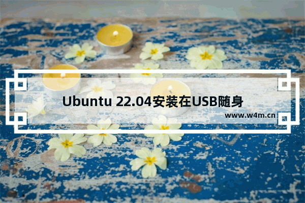 Ubuntu 22.04安装在USB随身碟