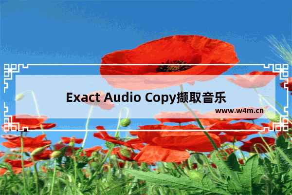 Exact Audio Copy撷取音乐为单一WAV档案