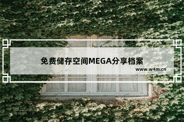 免费储存空间MEGA分享档案