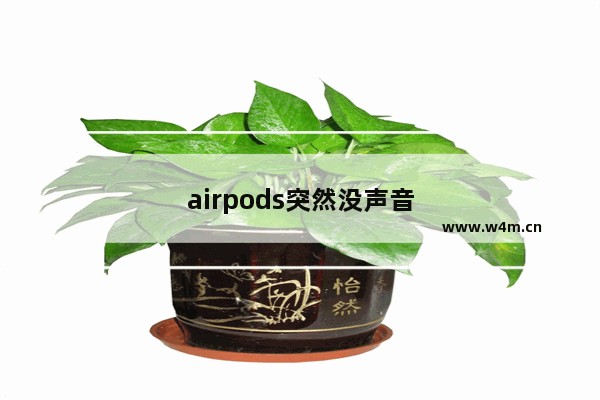 airpods突然没声音